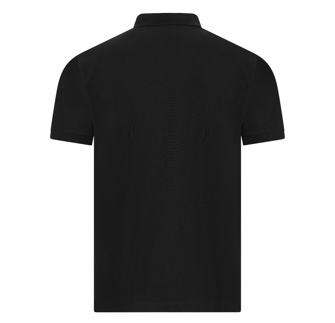 Obsidian Black Luxe Zip-Up Polo Shirt - Gorvelo